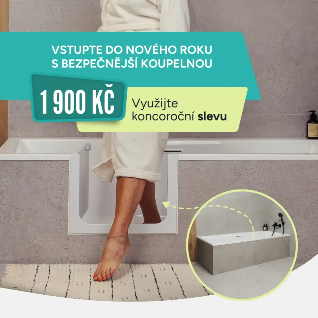 Nainstalujeme vodotěsná dvířka na vaši vanu a usnadníme vám tak vstup a výstup z vany.